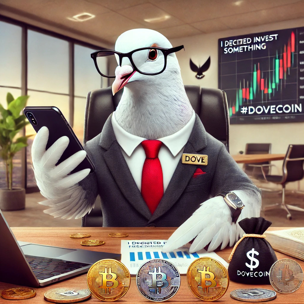 Abstract representation of DoveCoin